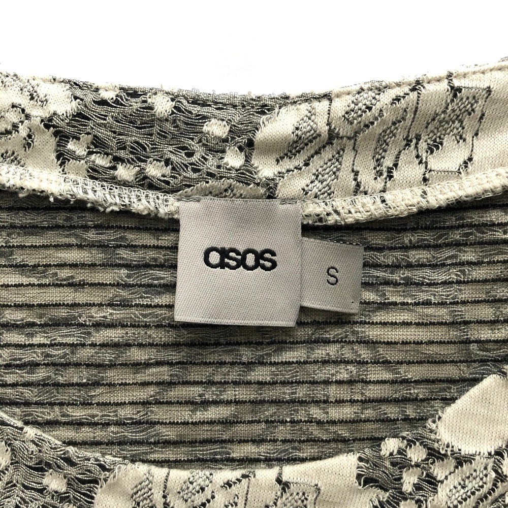 ASOS Oversized Floral Lace Print Smock Dress SZ S - Picture 10 of 12
